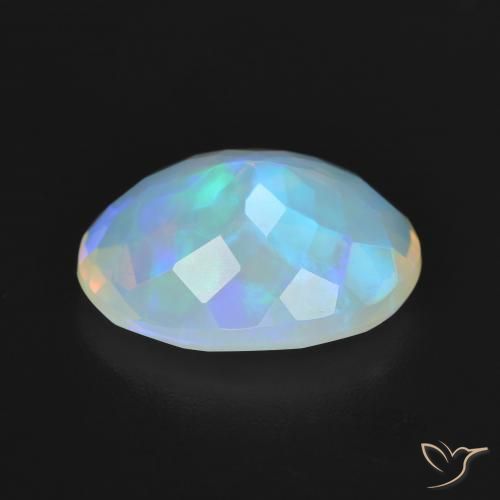 Opal Gemstone in 14 x 10 mm (calibrated) Size for Sale, Opal Stone in Multicolor Color