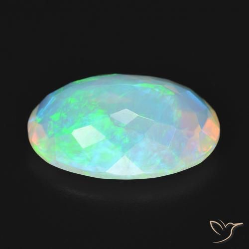 Opal Gemstone in 15.7 x 10.8 mm Size for Sale, Opal Stone in Multicolor Color