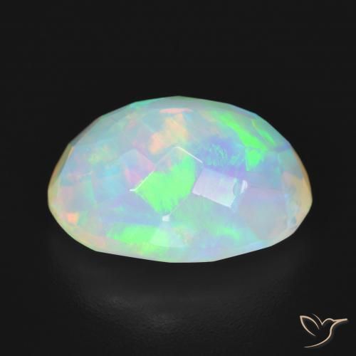 Opal Gemstone in 14 x 10 mm (calibrated) Size for Sale, Opal Stone in Multicolor Color