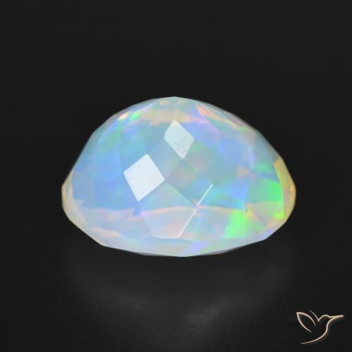 Opal Gemstone in 12 x 10 mm (calibrated) Size for Sale, Opal Stone in Multicolor Color