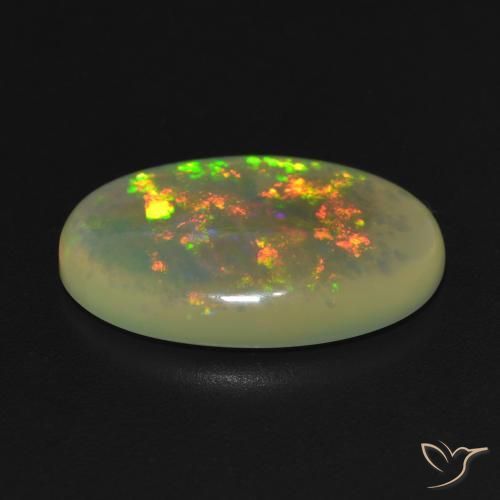 Opal Gemstone in 18 x 13 mm (calibrated) Size for Sale, Opal Stone in Multicolor Color