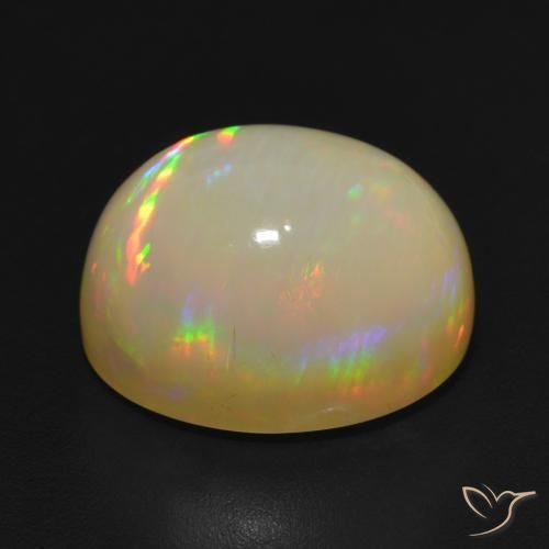 Opal Gemstone in 15.4 x 12.7 mm Size for Sale, Opal Stone in Multicolor Color