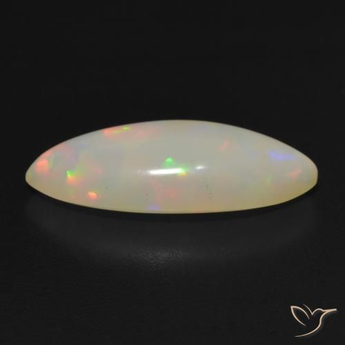 Opal Gemstone in 20.8 x 8.2 mm Size for Sale, Opal Stone in Multicolor Color