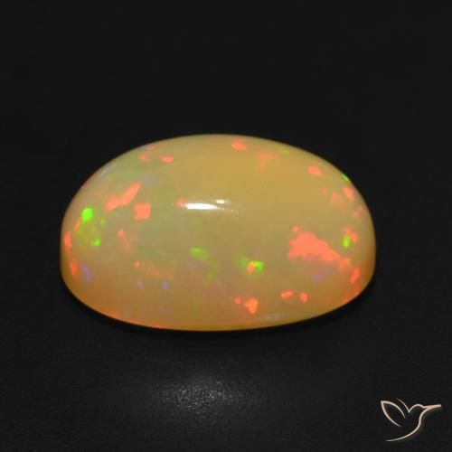 Opal Gemstone in 13 x 9 mm (calibrated) Size for Sale, Opal Stone in Multicolor Color