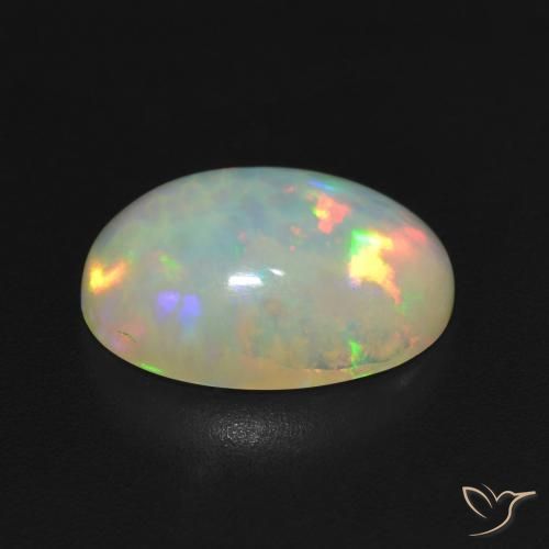 Opal Gemstone in 13.3 x 9.7 mm Size for Sale, Opal Stone in Multicolor Color