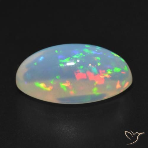 Opal Gemstone in 18.8 x 10.3 mm Size for Sale, Opal Stone in Multicolor Color