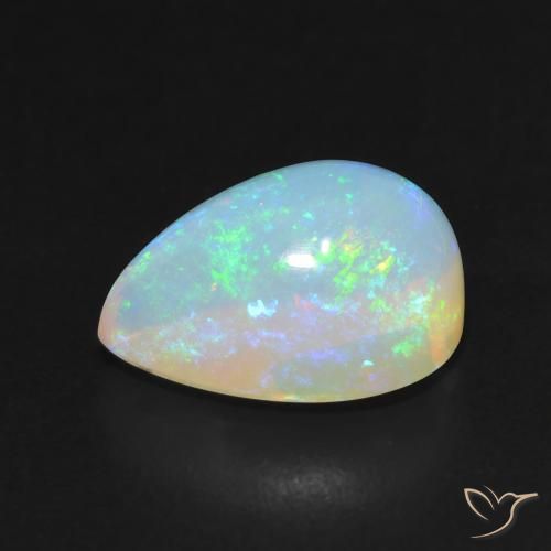 Opal Gemstone in 13 x 9 mm (calibrated) Size for Sale, Opal Stone in Multicolor Color