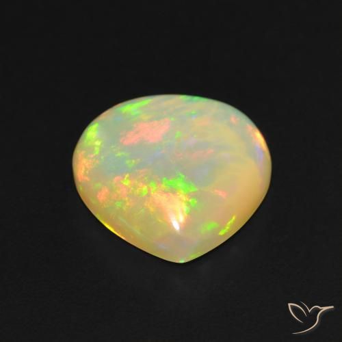 Opal Gemstone in 12.3 x 11.2 mm Size for Sale, Opal Stone in Multicolor Color