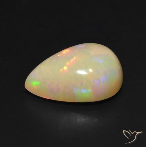 Opal Gemstone in 15.1 x 10.8 mm Size for Sale, Opal Stone in Multicolor Color