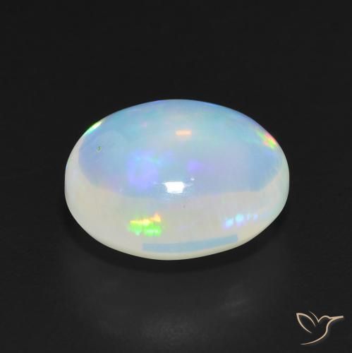 Opal Gemstone in 13 x 11 mm (calibrated) Size for Sale, Opal Stone in Multicolor Color