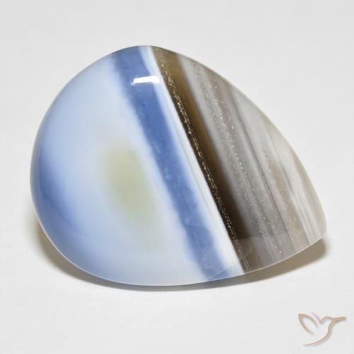 33.43 ct Multicolor Opal Stone, Natural Opal in Pear Cabochon Shape for Sale