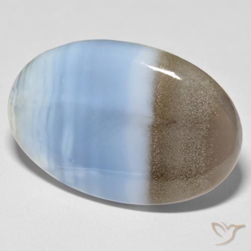 33.21 ct Multicolor Opal Stone, Natural Opal in Oval Cabochon Shape for Sale