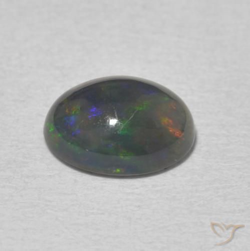 Opal Gemstone in 9 x 7 mm (calibrated) Size for Sale, Opal Stone in Multicolor Color