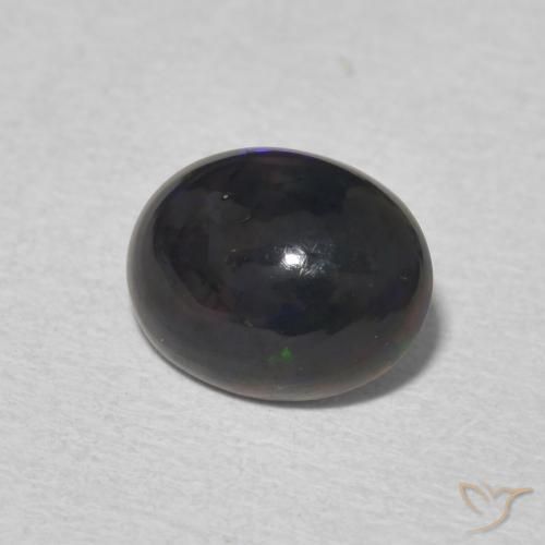 1.09 ct Multicolor Opal Stone, Natural Opal in Oval Cabochon Shape for Sale