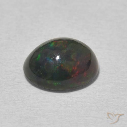 Opal Gemstone in 9 x 7 mm (calibrated) Size for Sale, Opal Stone in Multicolor Color