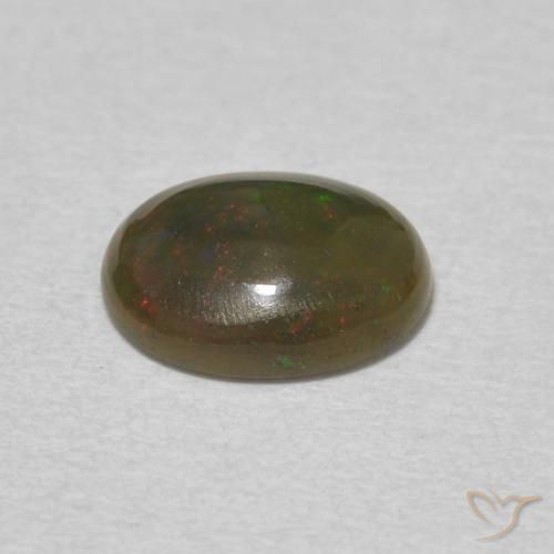 Opal Gemstone in 9 x 7 mm (calibrated) Size for Sale, Opal Stone in Multicolor Color