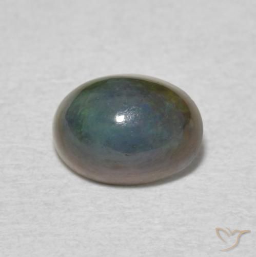 0.60ct Natural Multicolor Opal, Oval, Opaque