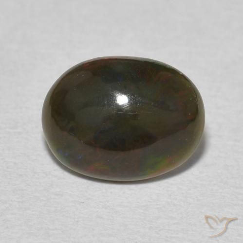 1.35ct Natural Multicolor Opal, Oval, Opaque