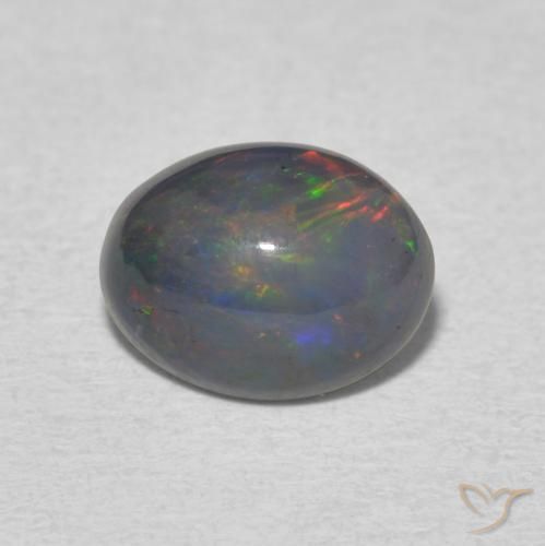 1.14ct Natural Multicolor Opal, Oval, Opaque