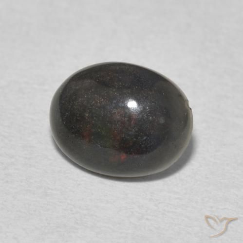 0.93 ct Multicolor Opal Stone, Natural Opal in Oval Cabochon Shape for Sale