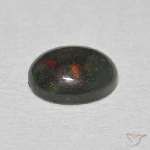 Opal Gemstone in 9 x 7 mm (calibrated) Size for Sale, Opal Stone in Multicolor Color