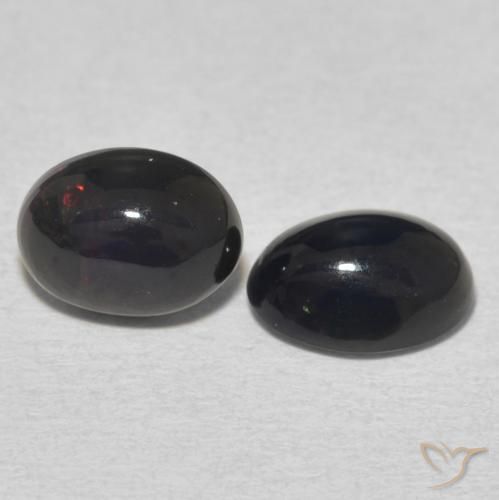 1.58 ctw Multicolor Opal Stones, Natural Opal in Oval Cabochon Shape for Sale