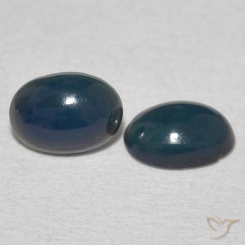 0.75 ctw Multicolor Opal Stones, Natural Opal in Oval Cabochon Shape for Sale