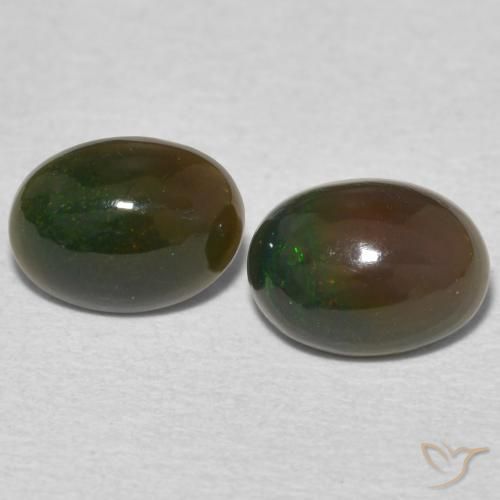 1.45ctw Natural Multicolor Opal, Oval, Opaque