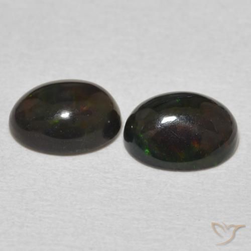 Opal Gemstones in 8 x 6 mm (calibrated) Size for Sale, Opal Stones in Multicolor Color