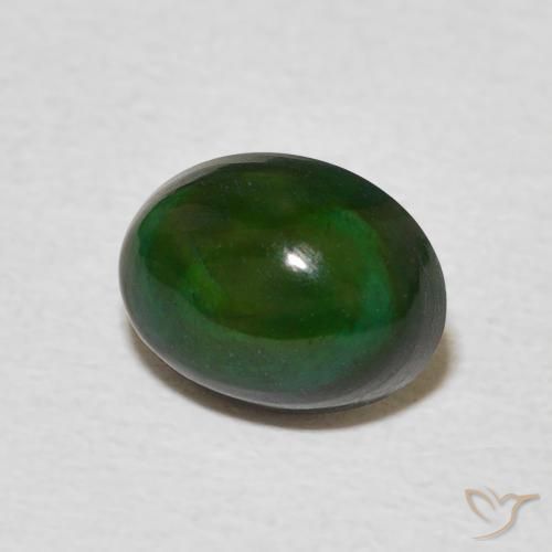 1.19 ct Green Opal Stone, Natural Opal in Oval Cabochon Shape for Sale