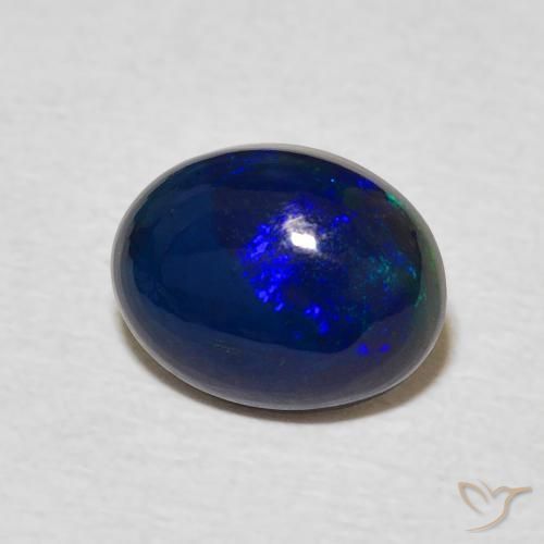 1.14 ct Multicolor Opal Stone, Natural Opal in Oval Cabochon Shape for Sale