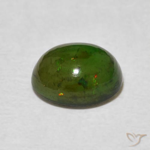 Opal Gemstone in 9 x 7 mm (calibrated) Size for Sale, Opal Stone in Multicolor Color