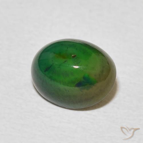 1.50 ct Multicolor Opal Stone, Natural Opal in Oval Cabochon Shape for Sale