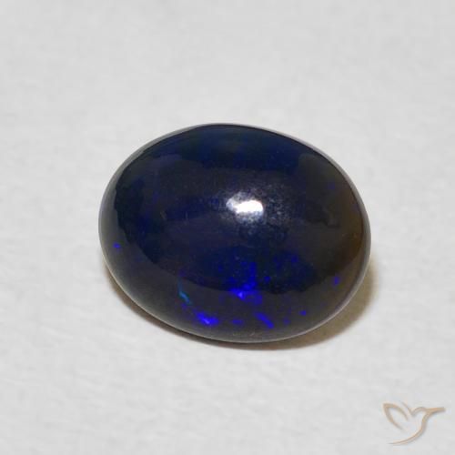 0.94 ct Multicolor Opal Stone, Natural Opal in Oval Cabochon Shape for Sale