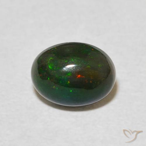 0.90ct Natural Multicolor Opal, Oval, Opaque