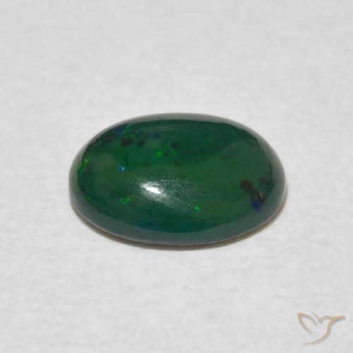 Opal Gemstone in 9 x 7 mm (calibrated) Size for Sale, Opal Stone in Multicolor Color
