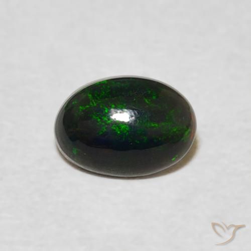 0.39 ct Multicolor Opal Gemstone, Opal Gem in Oval Cabochon Shape for Sale.