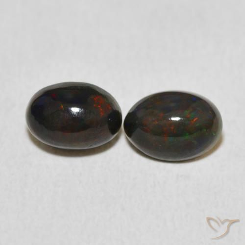 1.17ctw Natural Multicolor Opal, Oval, Opaque, Photo A