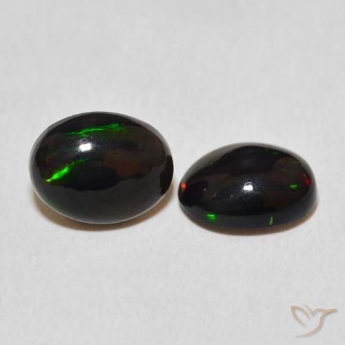 2.05 ctw Multicolor Opal Stones, Natural Opal in Oval Cabochon Shape for Sale