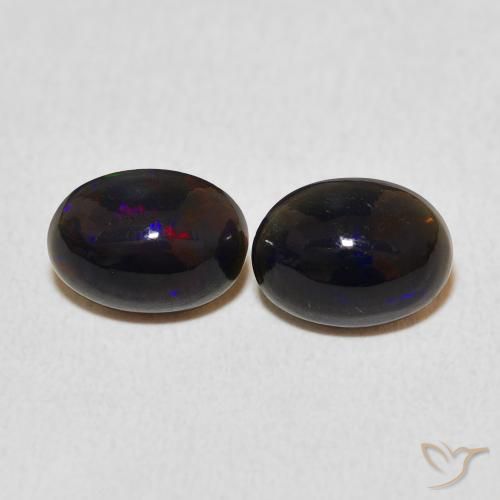 1.35ctw Natural Multicolor Opal, Oval, Opaque