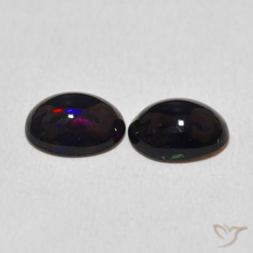 Opal Gemstones in 8 x 6 mm (calibrated) Size for Sale, Opal Stones in Multicolor Color