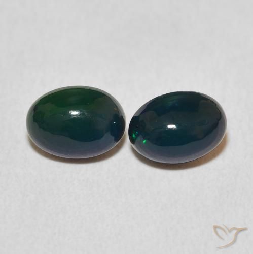 1.02ctw Natural Multicolor Opal, Oval, Opaque