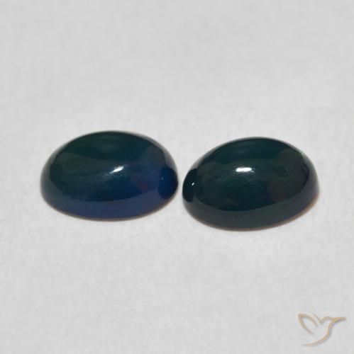 Opal Gemstones in 7.1 x 5.2 mm Size for Sale, Opal Stones in Multicolor Color