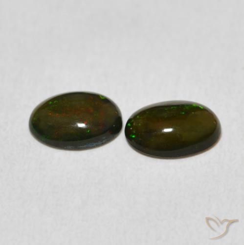 Opal Gemstones in 7 x 5 mm (calibrated) Size for Sale, Opal Stones in Multicolor Color