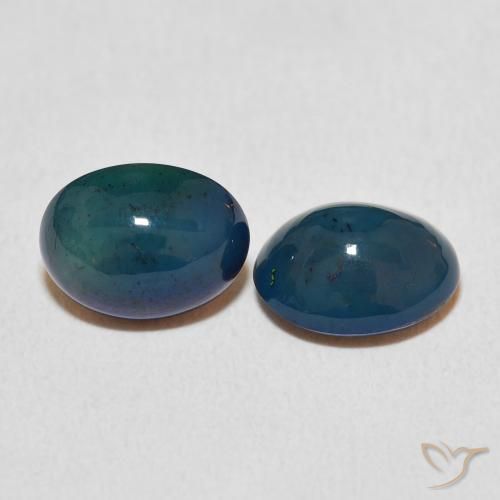 2.51 ctw Multicolor Opal Stones, Natural Opal in Oval Cabochon Shape for Sale