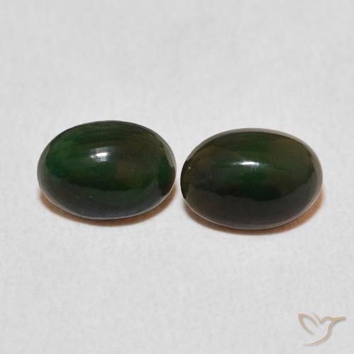 0.93ctw Natural Multicolor Opal, Oval, Opaque