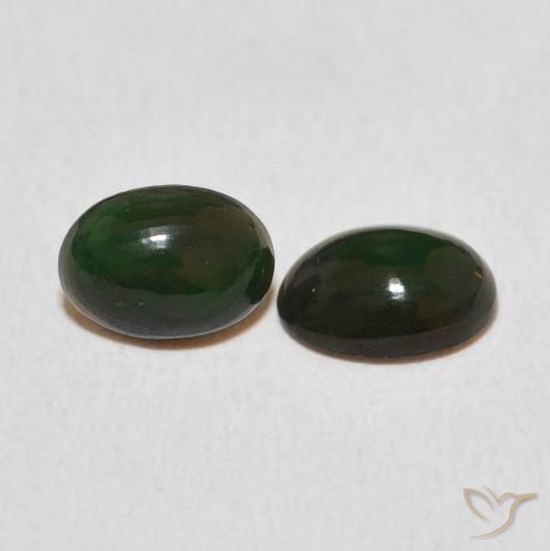 0.93 ctw Multicolor Opal Stones, Natural Opal in Oval Cabochon Shape for Sale