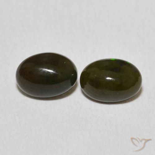 0.94ctw Natural Multicolor Opal, Oval, Opaque