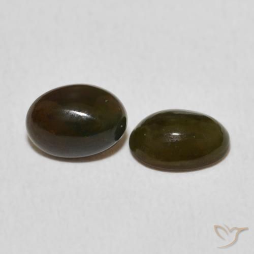 0.94 ctw Multicolor Opal Stones, Natural Opal in Oval Cabochon Shape for Sale