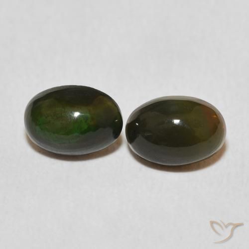1.07ctw Natural Multicolor Opal, Oval, Opaque